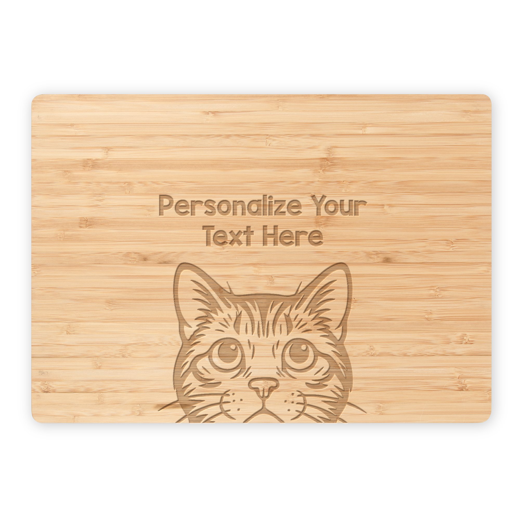 Peaking Cat Cutting Board