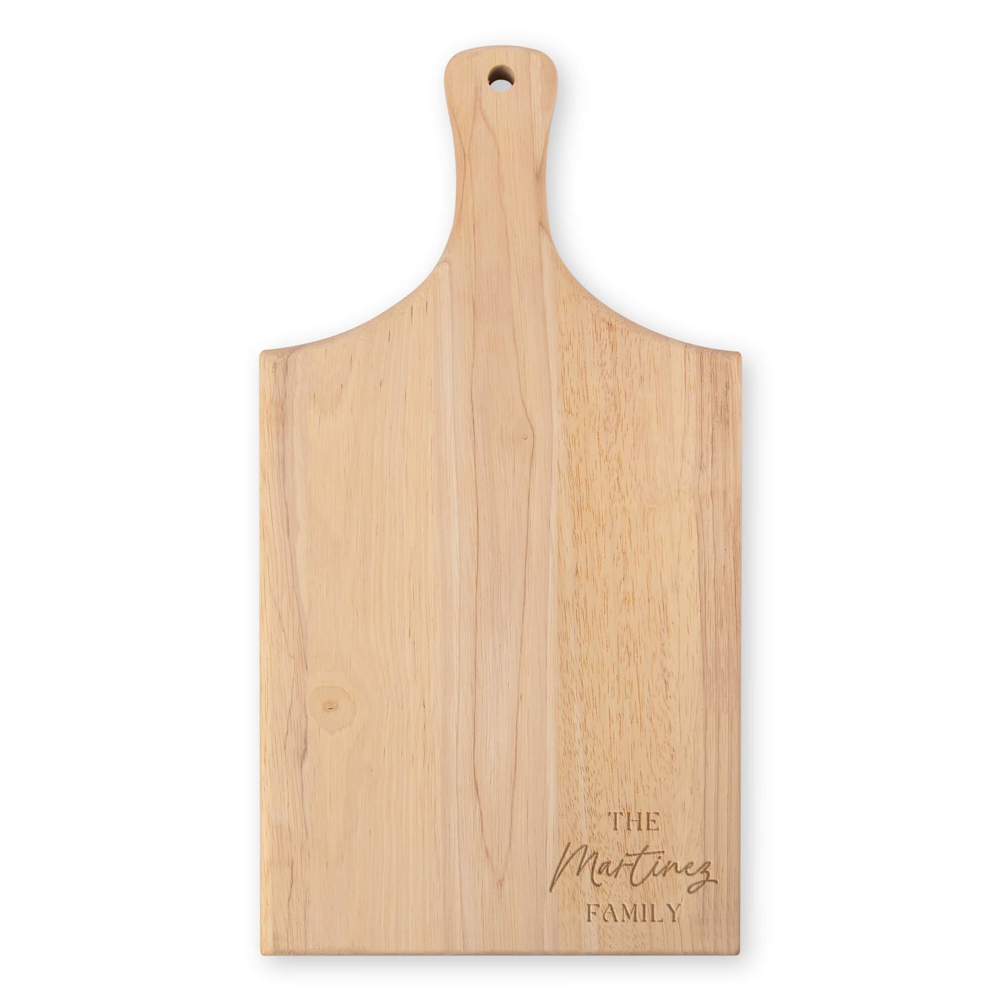Personalized Family Script Paddle Serving Board