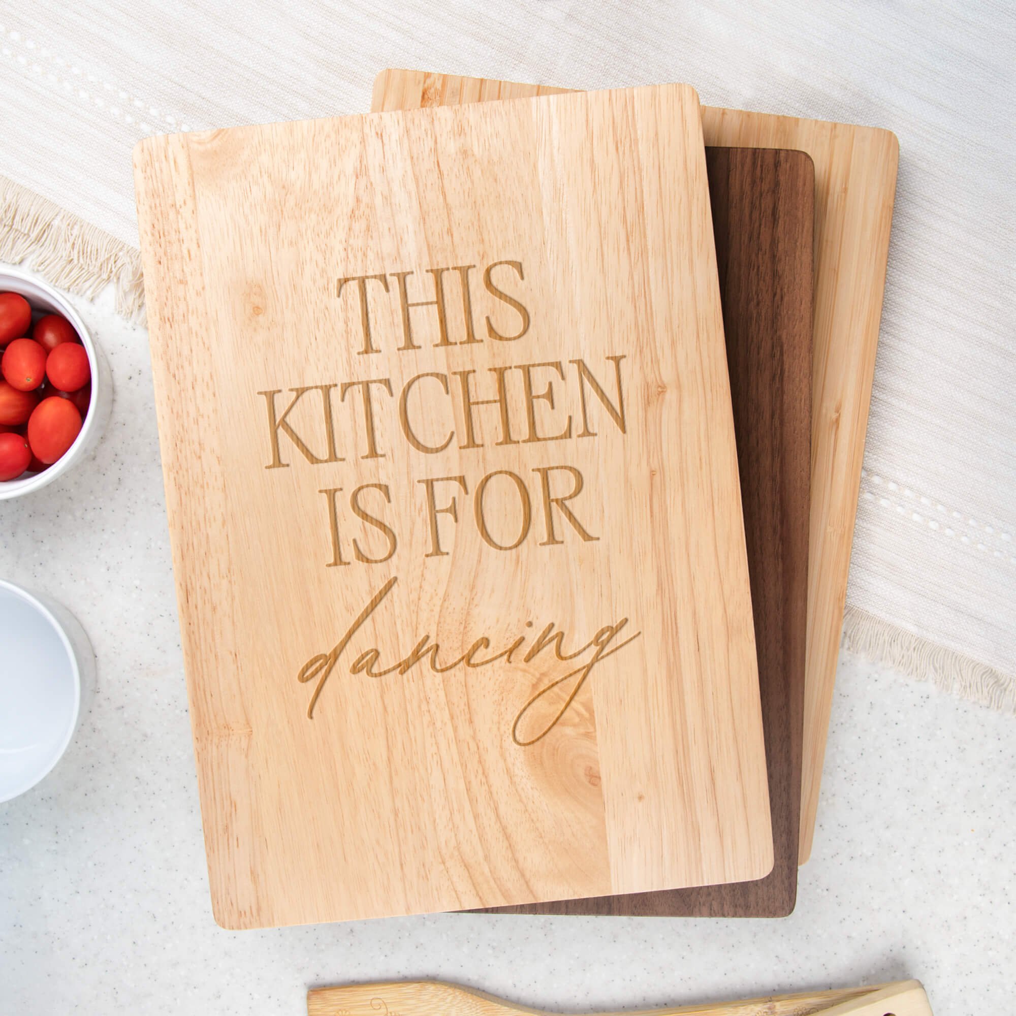 This Kitchen is for Dancing Maple Bread Board | 904 Custom