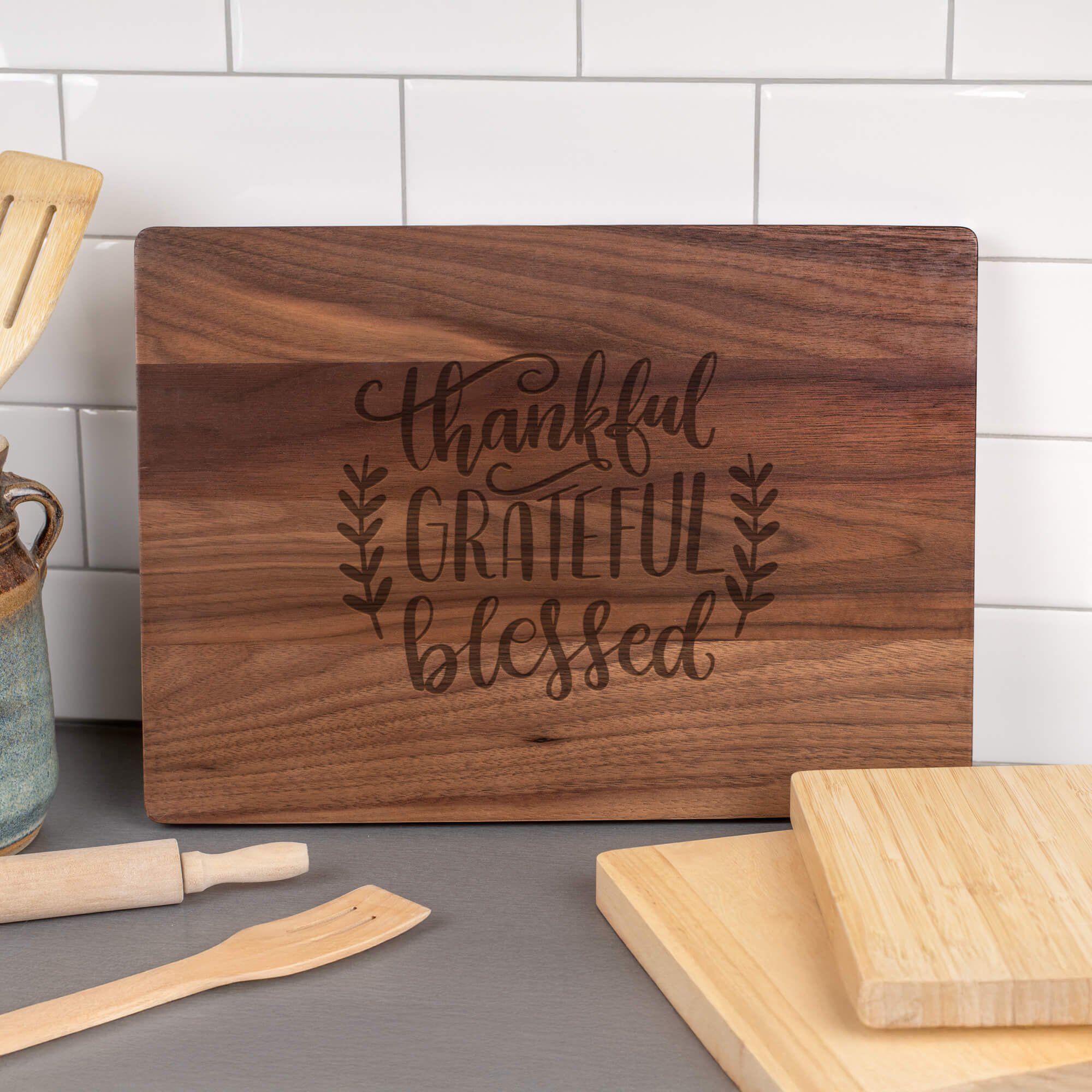 Thankful Walnut Cutting Board | 904 Custom