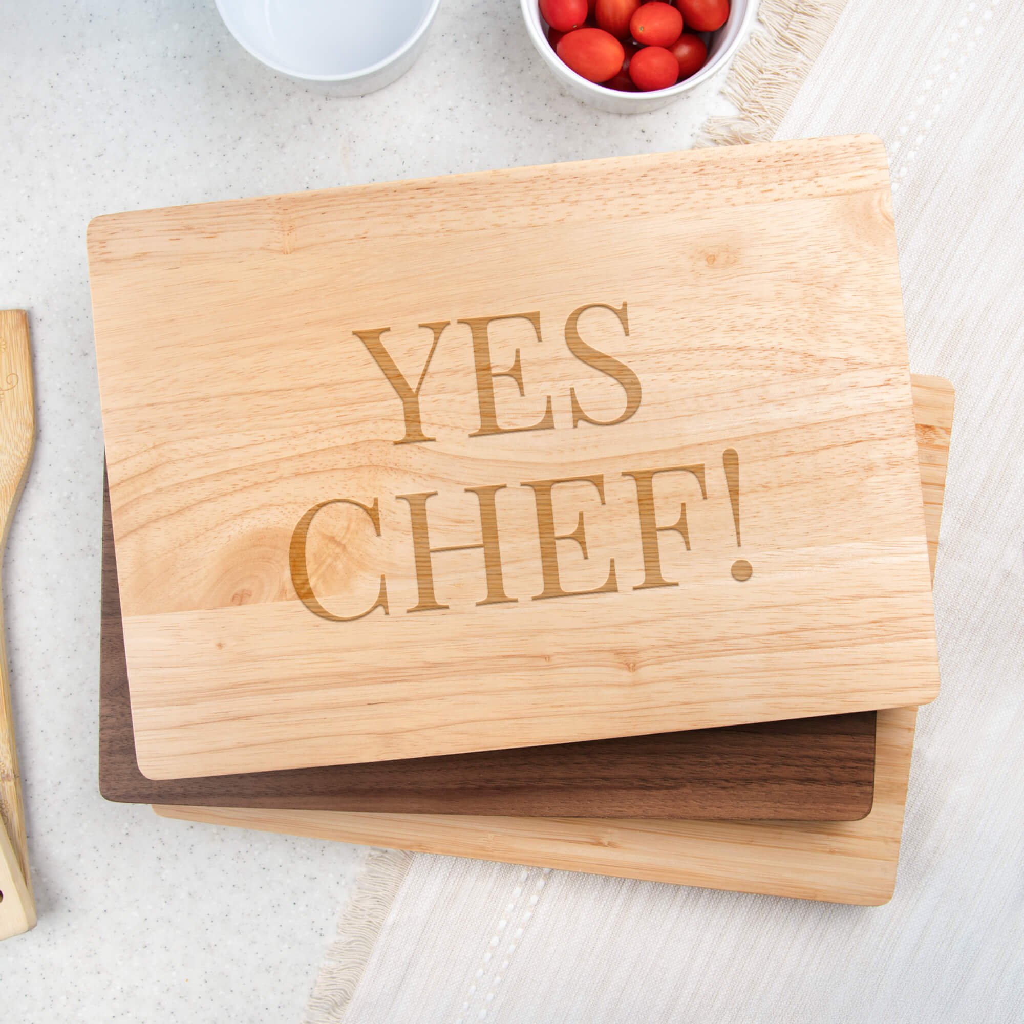 Yes Chef! Maple Bread Board | 904 Custom