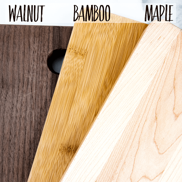 Wood Color Options For The Cutting Boards