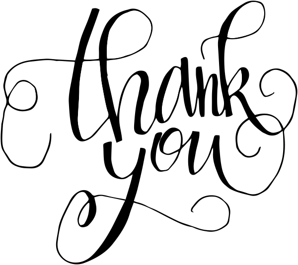 Hand Lettered Thank You Stamp 904 Custom