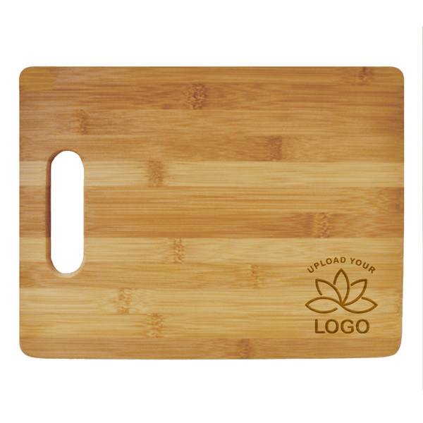 Wood Cutting Board With Engraved Company Logo