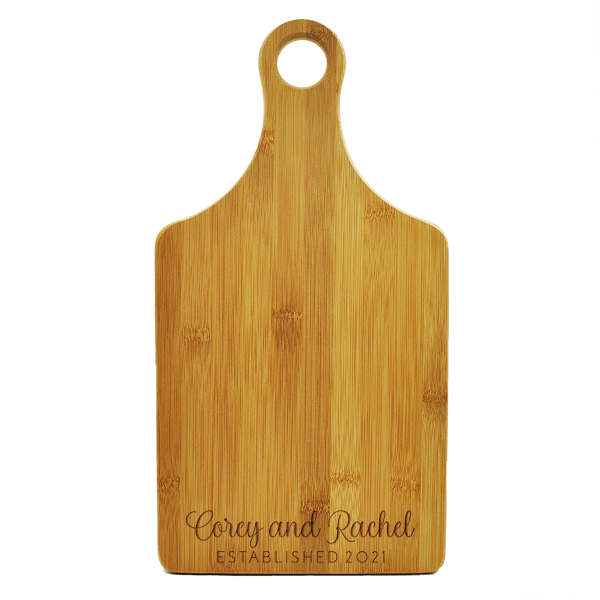 Custom Name And Date Script Cutting Board Gift - alternate view