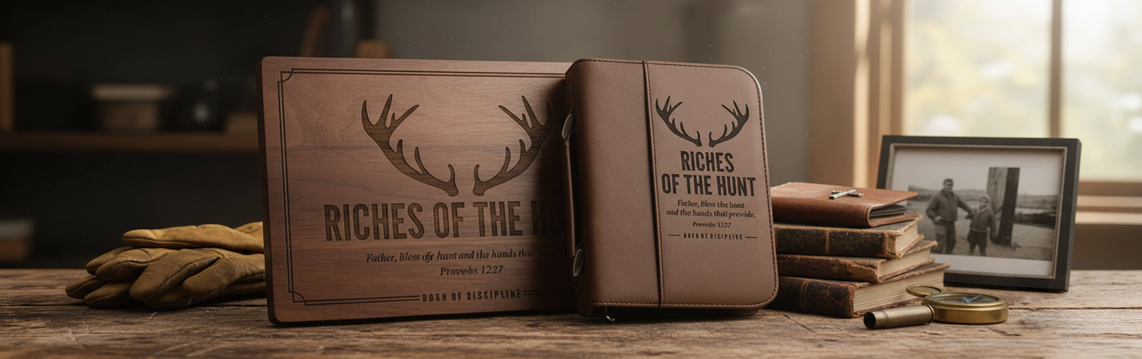 Riches of the Hunt collection lit by lantern — AJ Buckley × 904 Custom
