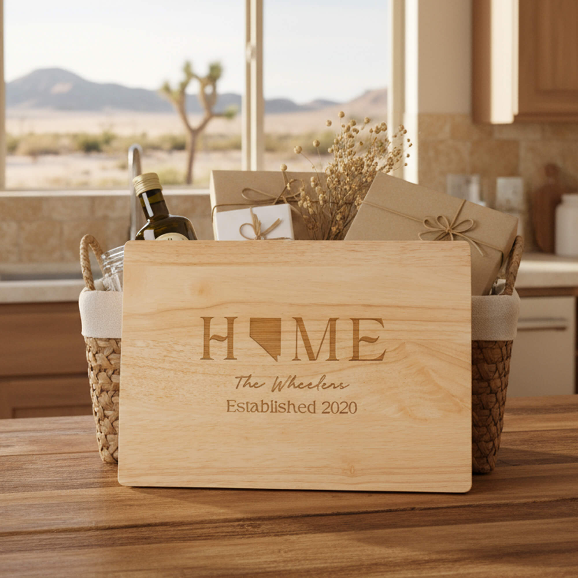 Walnut board suitable for housewarming engraving